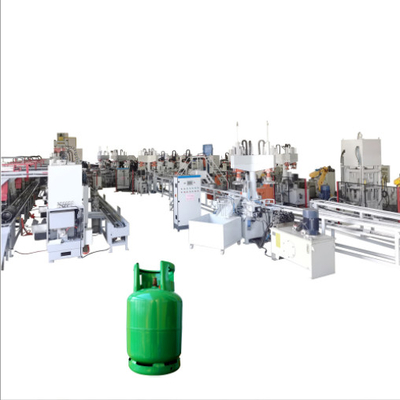 Maszyna do produkcji butli gazowych o wadze 50 kg Półautomatyczna maszyna do produkcji butli z tlenem